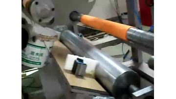 Test run in the cylinder locomotive workshop