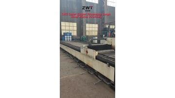 CNC Laser Cutter Processes Large Steel Plates With Precision