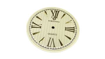 gold color watch dial 
