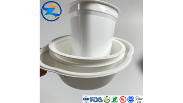 Food grade PP polypropylene for white yogurt cups
