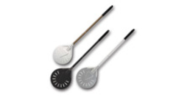 7-9 Inch Anodized Aluminum Pizza Turner with Long Handle and Perforated Design1