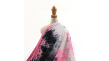 OEM Factory Recycled Knitted Polyester Spandex Tie Dyed Terry Sports Jersey Fabric for Yoga and Sportswear1