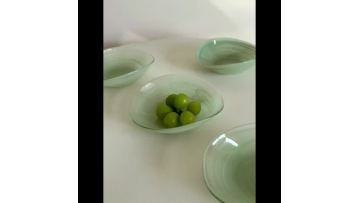 Green Glow: Encounter the Freshness and Elegance of Glass Bowls