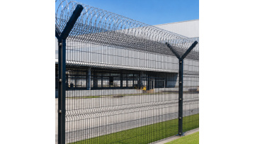 ANJIA PVC Welded Mesh Fence 3 Step Installation Guide  Y Post Perimeter Security Fence