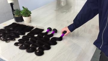 Usexy Wholesale Virgin Hair Vendors Factory Price Raw Indian Hair Weaving Virgin Hair Bundles With Frontal1
