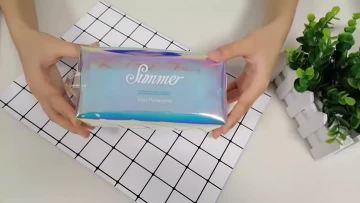 Custom lovely laser TPU leather cosmetic bag