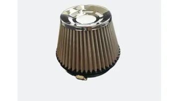 6inch Neck PU Bottom Car Air Filter with Stainless Steel1