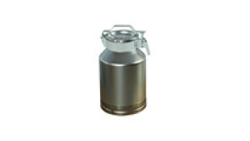 10L small milk can Aluminum  Milk Sealed Bucket, Rice, Flour, Dog and Cat Miscellaneous Cereal, Travel Portable Barrel1