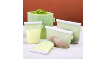 New Creative Reusable Airtight Silicone Food Storage Bag1