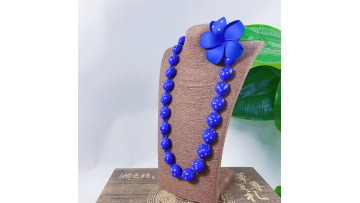 FSM Flag Kukui Nut Leis KN-jn057