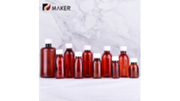 Amber PET Plastic Cough Syrup Bottles - Pharmaceutical Containers 60ml to 150ml1