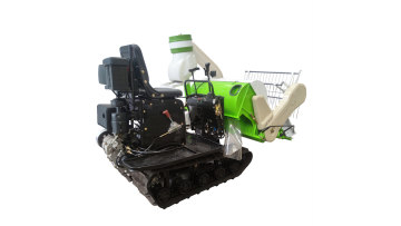 4LZ-1.2A rice wheat mini combine harvester