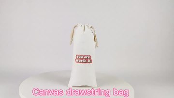  Cotton-canvas Drawstring Bags