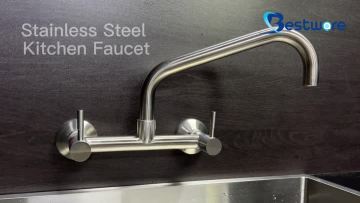 Elegant Wall Mount Kitchen Tap
