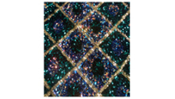 2024 Multicolor Stretch Velvet Embroidery Sequin  Embroidery Jacquard Fish Scale Fabric1