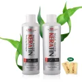 120ml Free Formalin Keratin Coconut Smell Hair Treatment Natural +120ml Purifying Shampoo Straightening for Hair