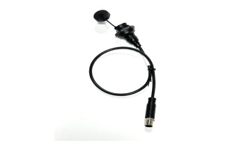 M12 4Pin D Code Male to USB AF Female Panel Mount Waterproof Data Cable