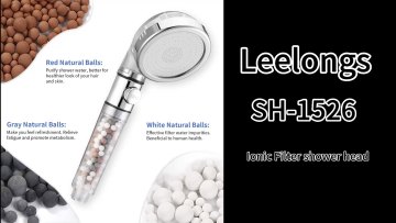 3 Modes Water Softener Ionic Handheld Showerhead Water Saving Filtered Shower Head1