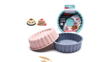 Wholesale Bpa free food grade silicone Non-stick Quick Release Baking Pans Silicone Cake Molds Round Cake Pans1