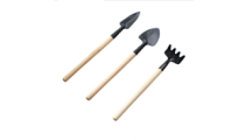 Top Quality 3pcs/set Mini Garden Plant Tool Set With Wooden Handle Gardening Tool Shovel Rake1
