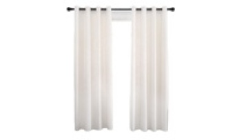 Customized Size Latest Velvet Plain Blackout Velvet Curtain Grommet White Curtain For Living Room1