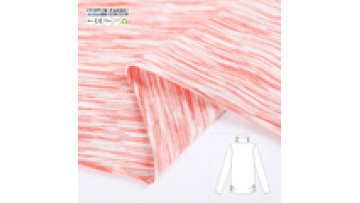 Wholesale 95 Rayon 5 Spandex Melange Printed Soft Rayon Jersey Fabric for Dress1