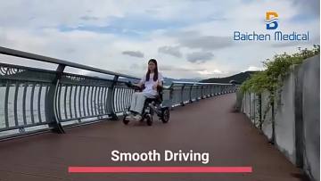 2022 Activity Price Hot Selling Lithium Battery Folding Electric Wheelchair Motor 24V1
