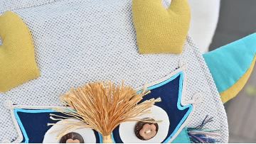 B395-KTMTY cotton and linen backpack