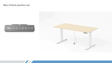 Factory Direct Selling Ergonomic office furniture two motor treadmill sit and stand desk1