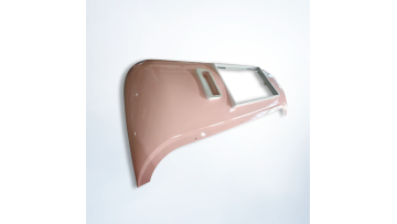 thermoformed outter shell of photobooth