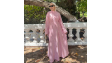 2026 Front Open Abaya with Inner Dress Women's Islamic Abaya 2PCS Set Must-Have for EID Ramadan Muslim Outfits1