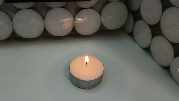 tealight candle white tealight candle