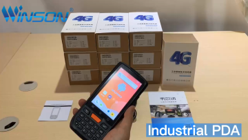 Winson WPC-9080 Handheld NFC Smart Card Data Collector PDA 1D 2D Barcode Scanner Android1