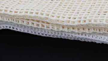 Wholesale 100g Cotton Hollow Square Mesh Fabric Single Layer Quadrangle Thickened Warp Knitting Fabric for Gift Bag Shopping Bag1