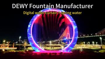 Colored Digital Water Curtain