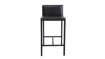 Black PU high bar chair