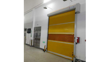 factory interior 2 -in-1 insulated roller pvc door combination high speed doors1