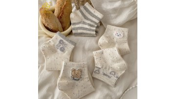 Korean cartoon concept yarn short socks ins student socks