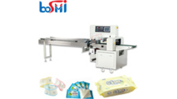 Automatic Pillow Type Charcoal Briquette Condom Packing Tape Cotton Swab Diaper Sanitary Napkin Wet Towel Packing Machine1
