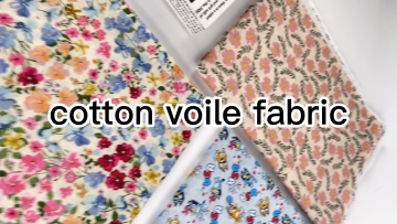 Factory Wholesale LIBERTY Beautiful Print Lightweight Tissu En Voile 100% Cotton Fabric1