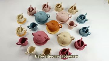 silicone tea set toy-G008-B