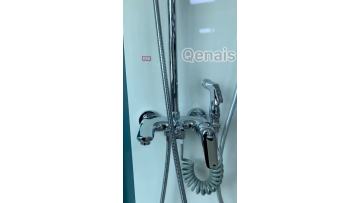 Shower Head Set With Tub Shower Kit Brass