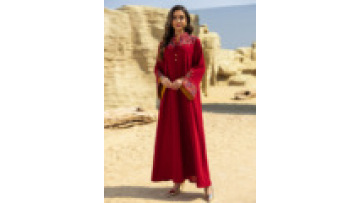 Saudi Arabia Dubai Elegant Embroidered Abaya Dress Women's Robe Islamic Middle East Evening Dress Abaya Muslim Women Dress1