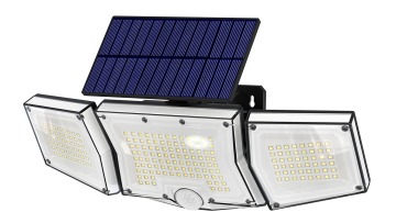 2023 New Dusk to Dawn Led Solar Security Wall Lights Solar Powered Motion Sensor Flood Lights With Remote For Outside Garage1