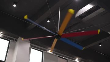 Industrial permanent magnet motor ceiling fan