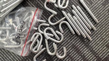 Custom Aluminum Connector Barb Hose Medical Control Hardware Stainless Steel Machining U Bending 180 Degree Bending U Shape Hose1