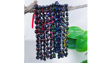 KN-jn055 kukui nut lei