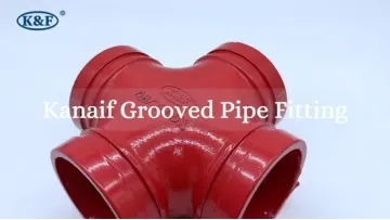 Kanaifu Fire Fighting Pipe Fitting pneumatic Pipe Cross Tee Grooved Cross1