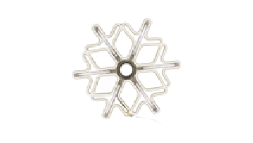 60cm Snowflake LED Lights - Falling, Moving, Twinkling Christmas Decoration1