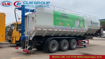 60CBM Animal Feed Bulk Feed Trailer